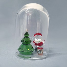 Stolp Sneeuwbol - Kerstboom en Kerstman